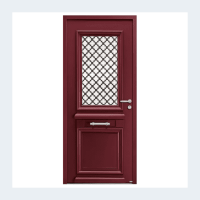 Porte Athéna rouge