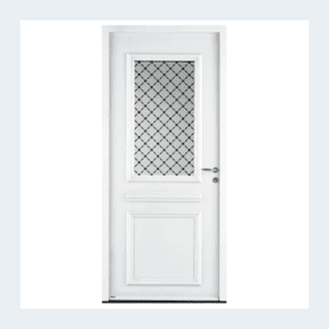 Porte entrée Beaugrenelle - Blanc