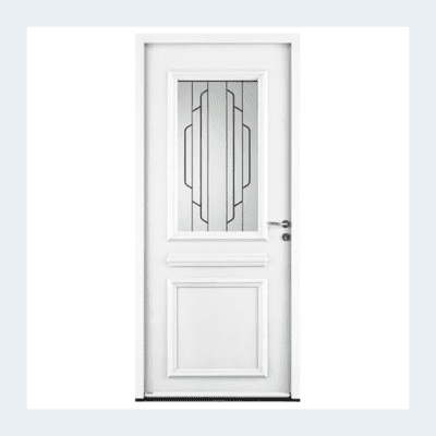 Porte d'entrée Charenton - Blanc