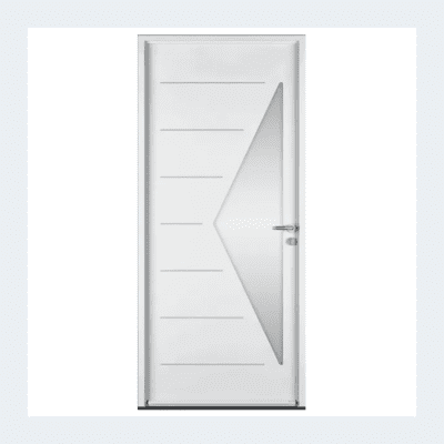 Porte d'entrée Delta-evo - Blanc