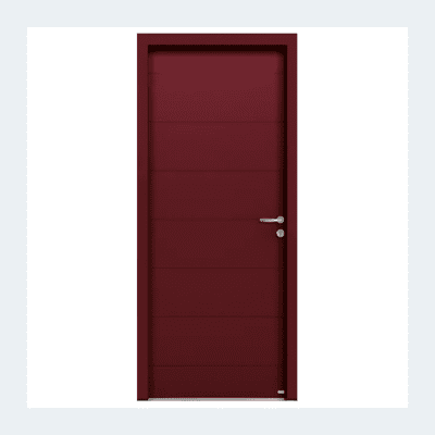 Porte d’entrée aluminium – Modèle Dorval - Gris anthracite RAL 7016 – Image 2