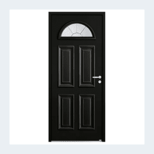 Porte entrée Edgar - noir ext