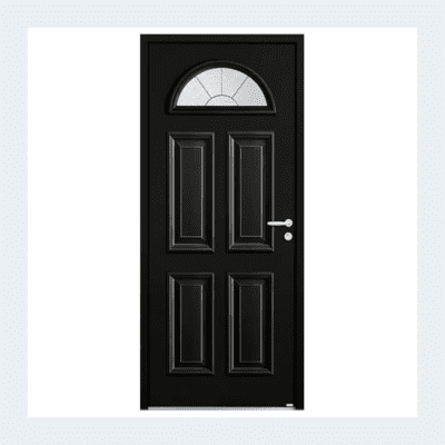 Porte entrée Edgar - noir ext