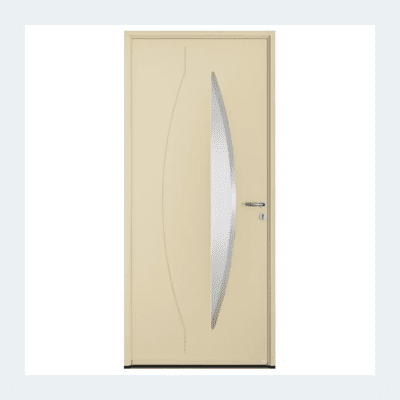 Porte d'entrée acier - Modèle Génie - Bleu texturé RAL 5003 – Image 6