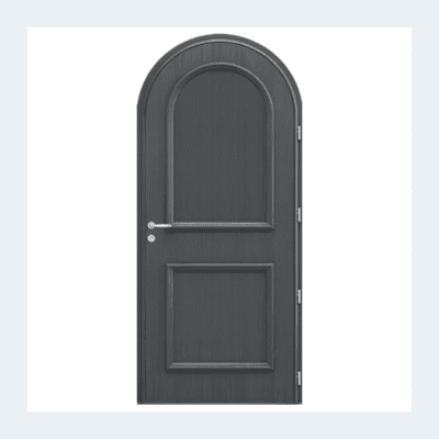 porte entrée Iris mixte - Chêne ardoise int