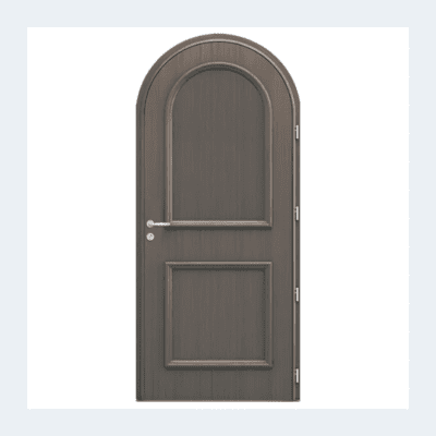 Porte entrée Iris mixte - Chêne havane int