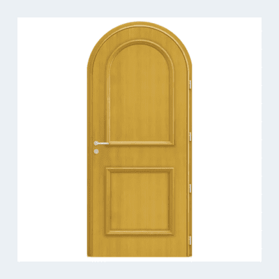 Porte entrée Iris mixte - Movingui lasuré int