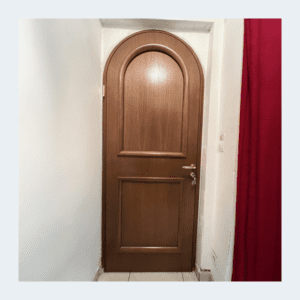 Porte d'entrée alu/bois
