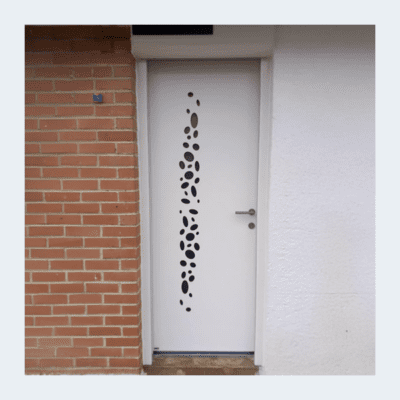 Pose porte Écume - blanc