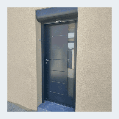 Porte d'entrée acier - Modèle Feel-Evo - Beige satiné RAL 1015 – Image 7