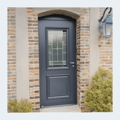 Pose porte akimel - gris anthracite