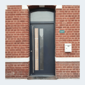 Porte d'entrée acier