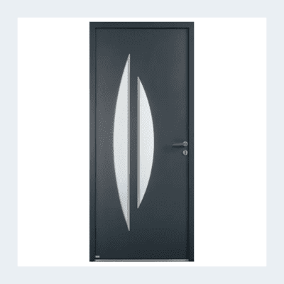 Porte d'entrée Siva - Gris anthracite