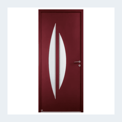 Porte d’entrée aluminium – Modèle Siva – Gris anthracite RAL 7016 – Image 2