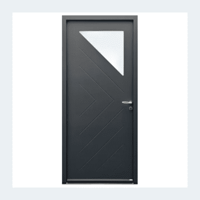 Porte entrée Trapèze-evo - Gris anthracite