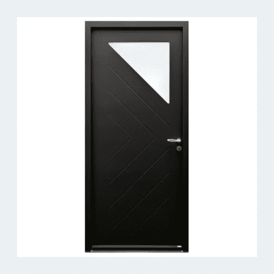 Porte entrée Trapèze-evo - Noir