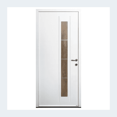 Porte entrée Visby - Blanc