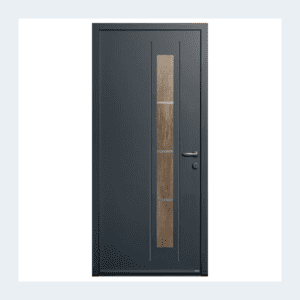 Porte entrée - Visby - Gris anthracite