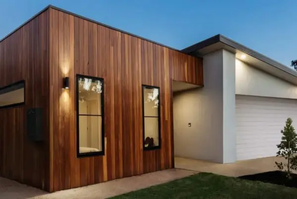 Maison avec bardage en bois