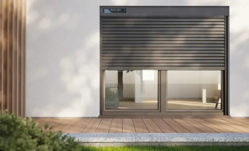 volet solaire gris anthracite