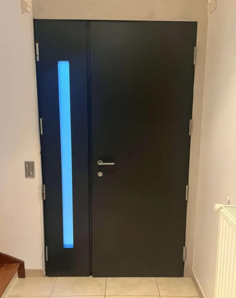 porte entrée gris anthracite