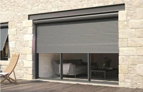 Volet roulant gris anthracite