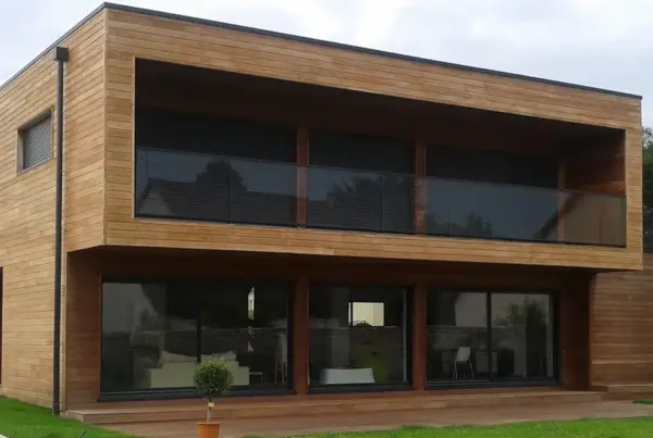 Bardage en bois grande maison