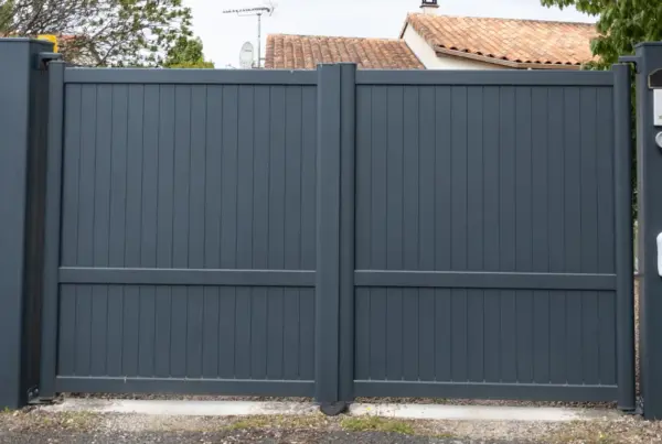 portail gris anthracite