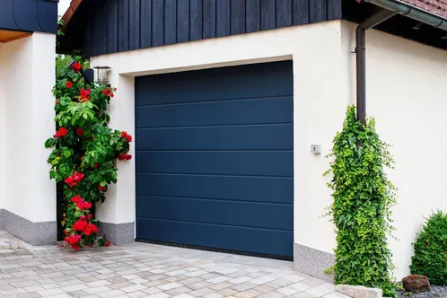 porte de garage sectionnelle gris anthracite