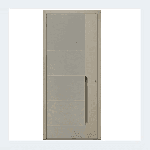 Porte d’entrée aluminium – Modèle Alliance - Mamba Argent